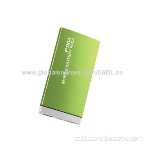 USB Mobile Phone Charger for Smartphones, Aluminum Housing, 5,000mAh, Grade A Lithium Battery